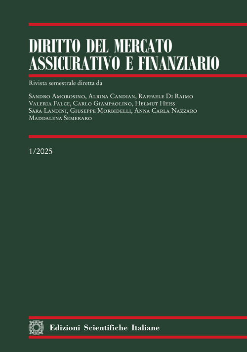 Diritto del mercato assicurativo e finanziario (2025). Vol. 1