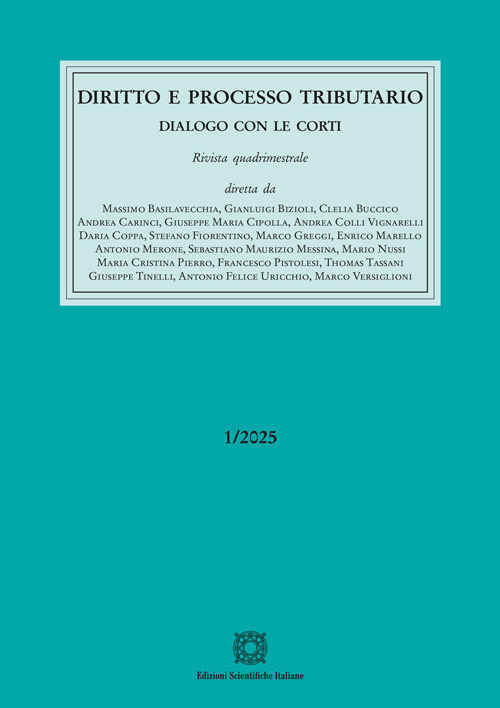 Diritto e processo tributario (2025). Vol. 1
