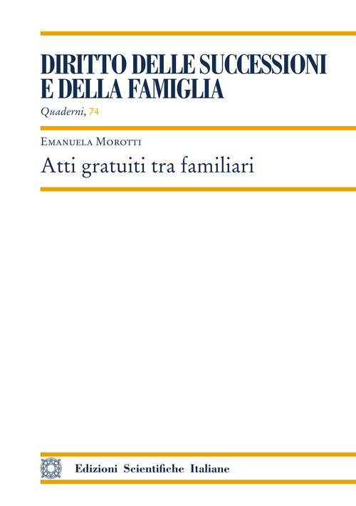 Atti gratuiti tra familiari