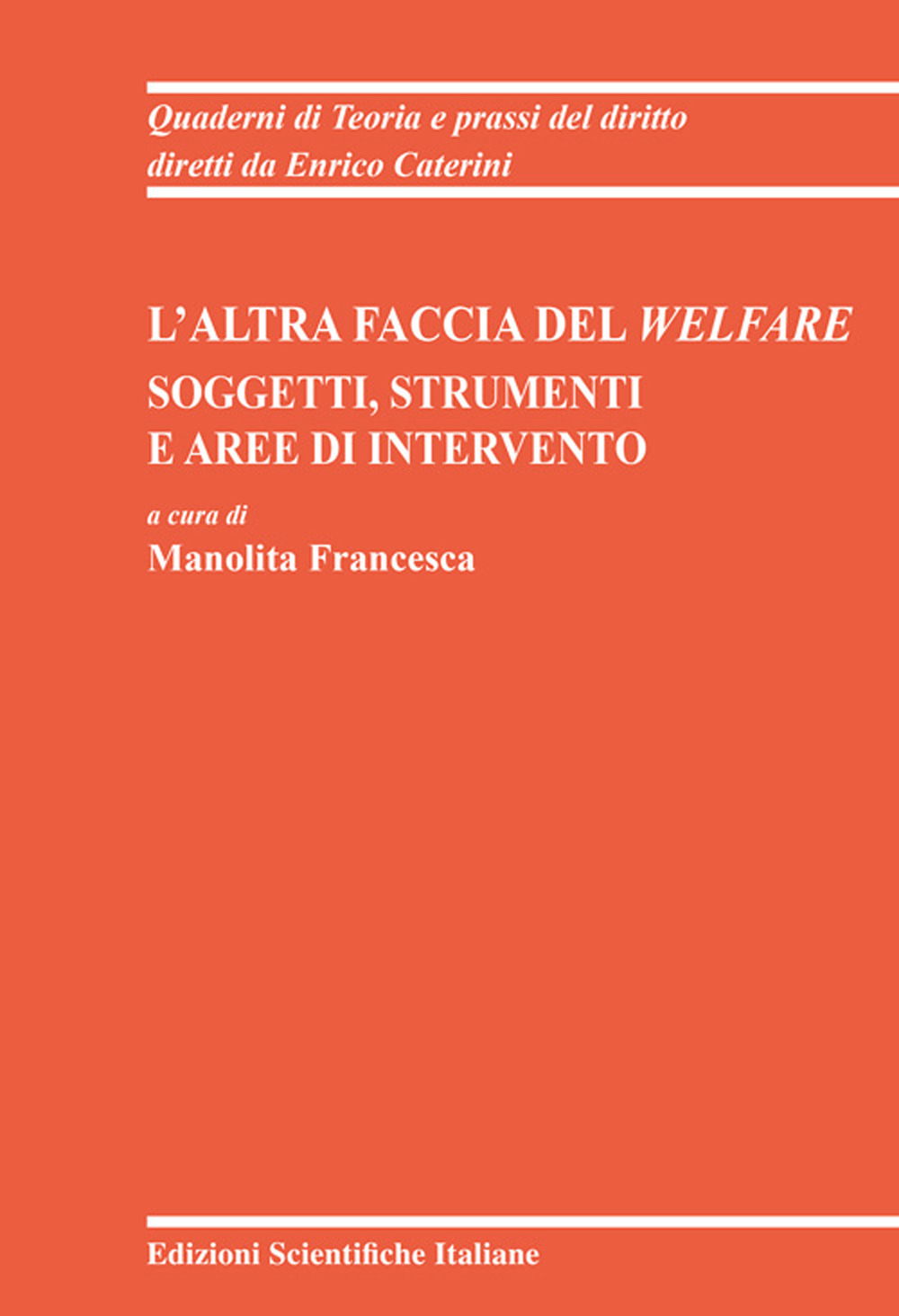 L'altra faccia del Welfare. Soggetti, strumenti e aree di intervento