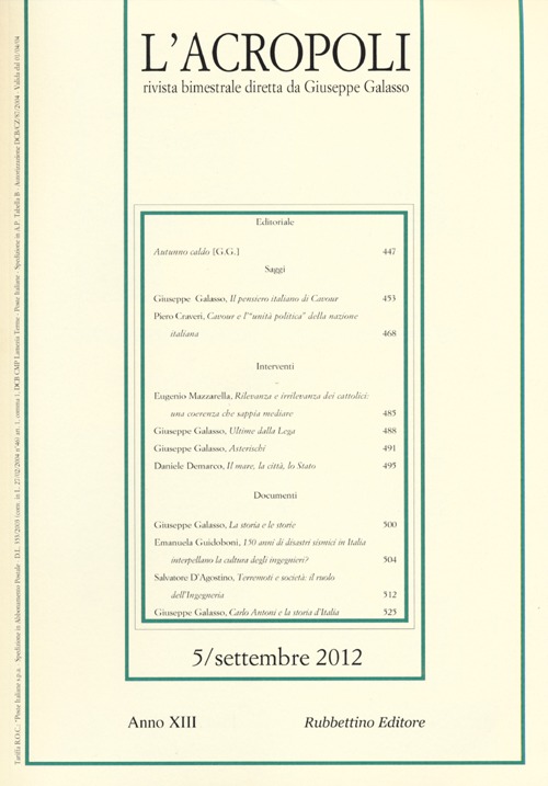 L'acropoli (2012). Vol. 5