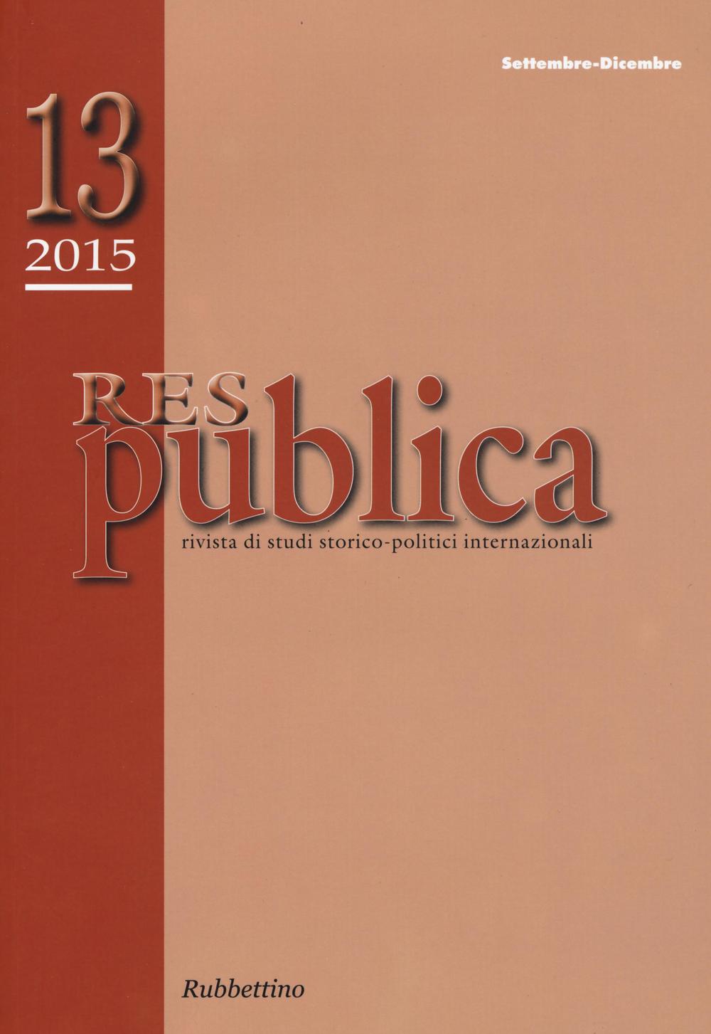 Res publica (2015). Vol. 13