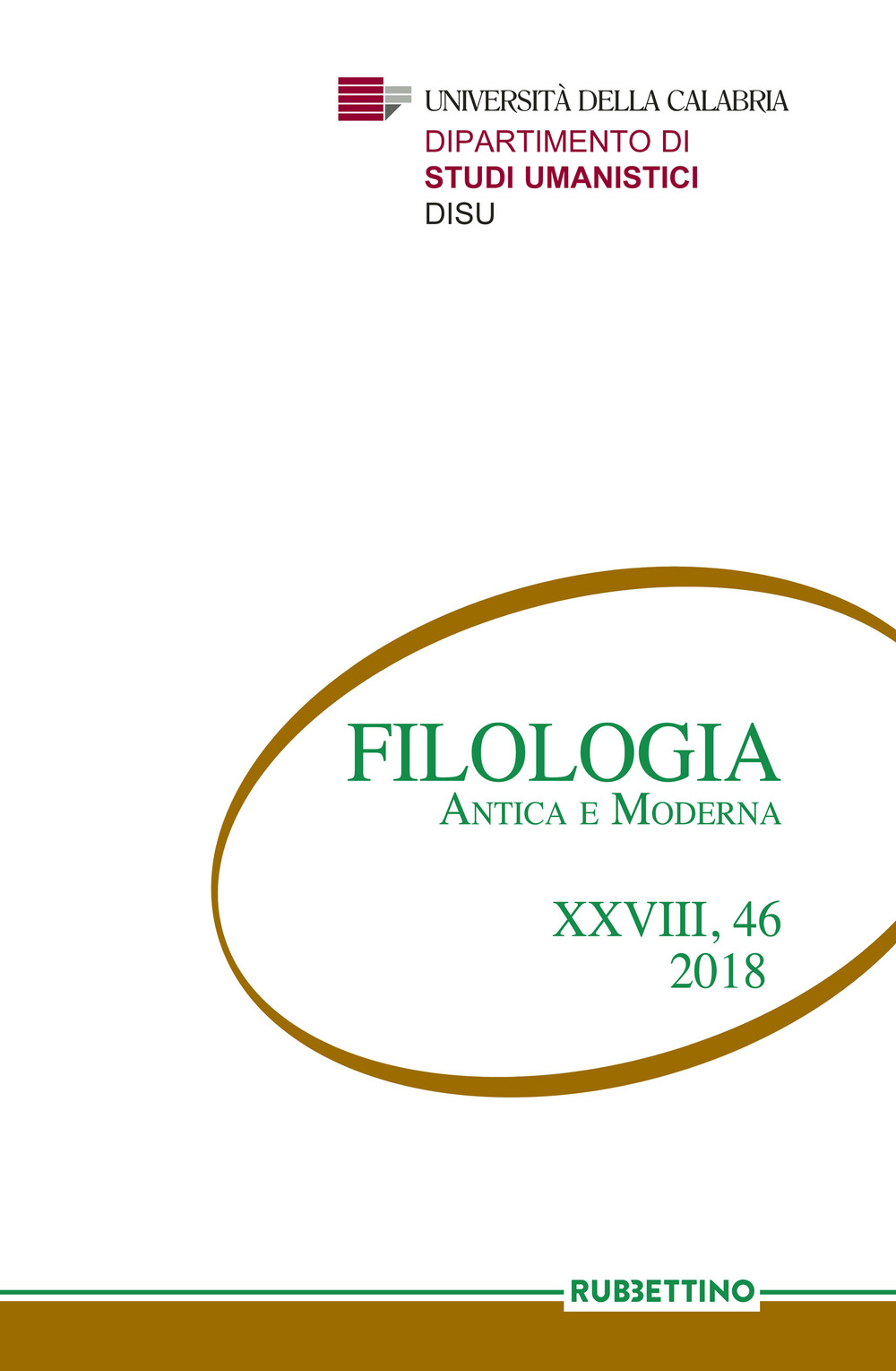 Filologia antica e moderna (2018). Vol. 46