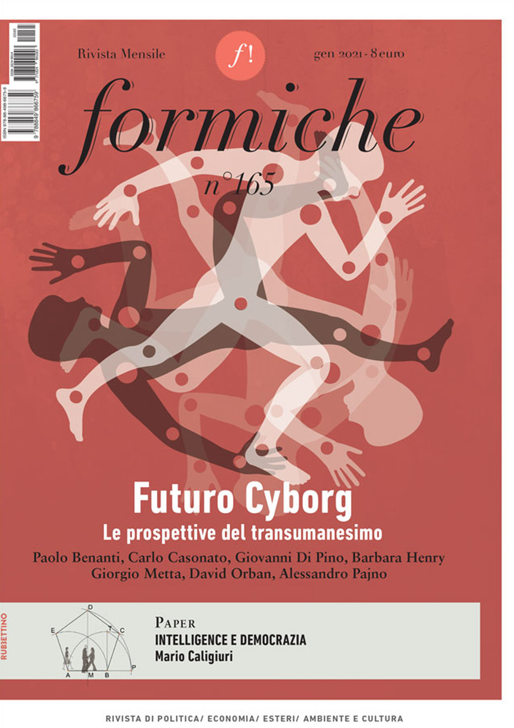 Formiche (2021). Vol. 165: Futuro Cyborg. Le prospettive del transumanesimo