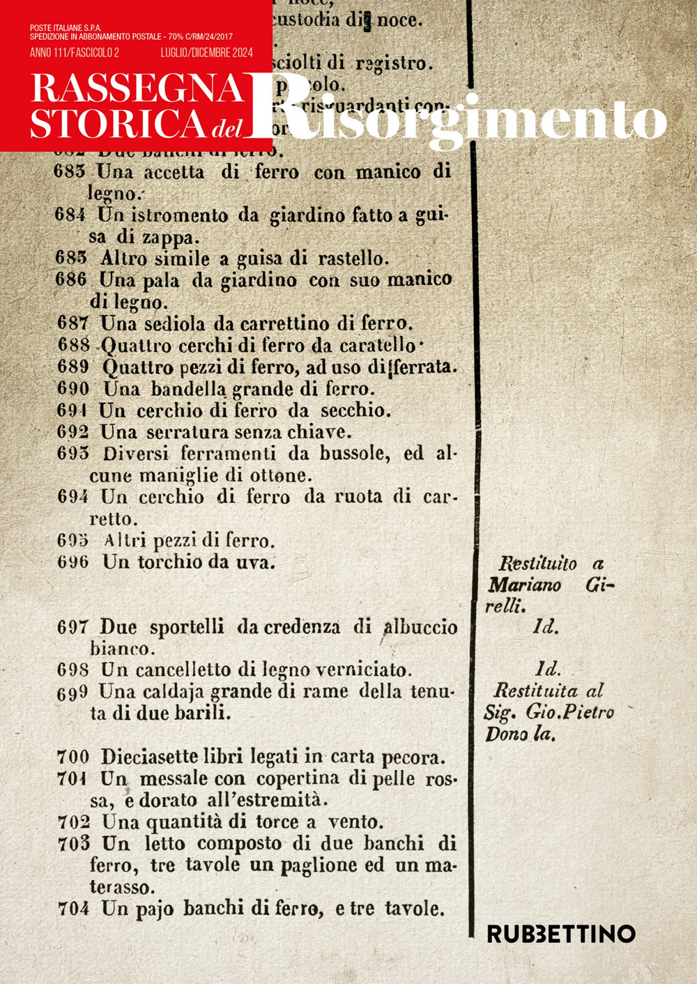 Rassegna storica del Risorgimento (2024). Vol. 2