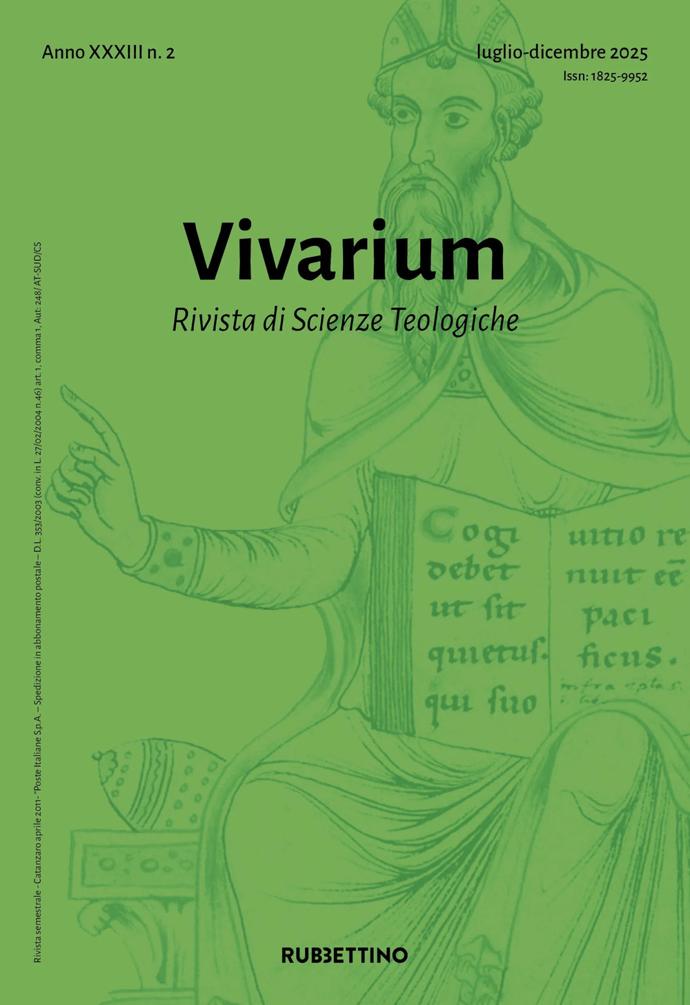 Vivarium. Rivista di scienze teologiche (2025). Vol. 2