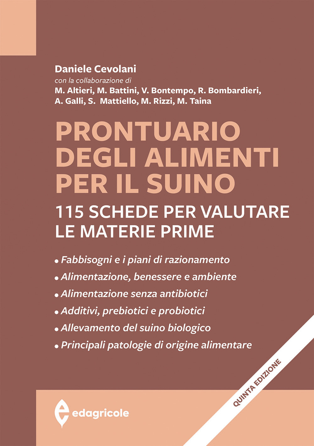 Prontuario degli alimenti per il suino
