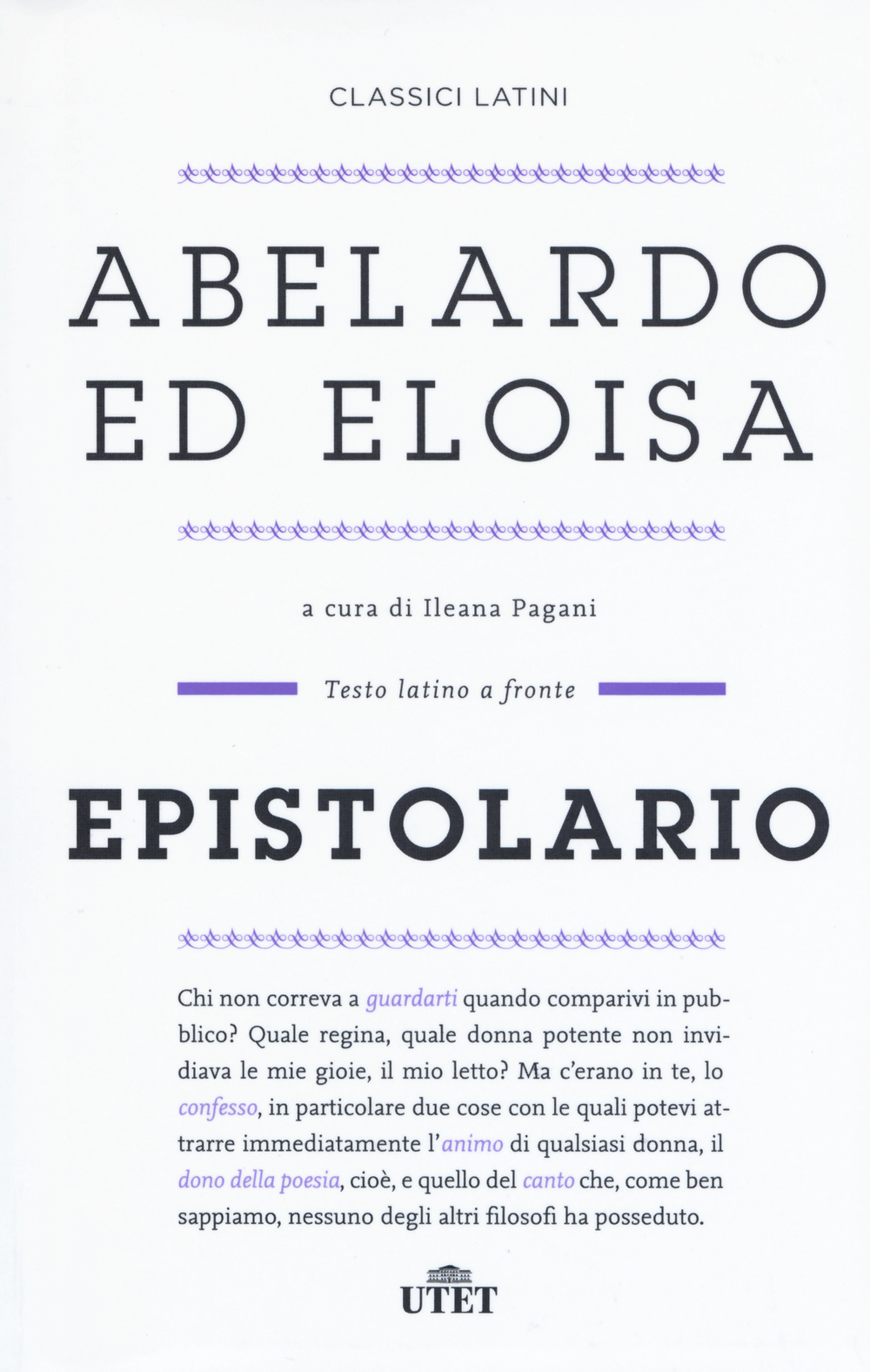 Epistolario. Testo latino a fronte