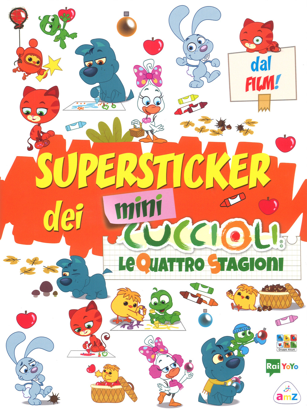 Le quattro stagioni. Super stickers dei Mini Cuccioli. Con adesivi