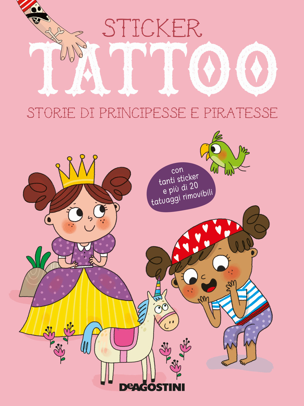 Storie di principesse e piratesse. Con adesivi