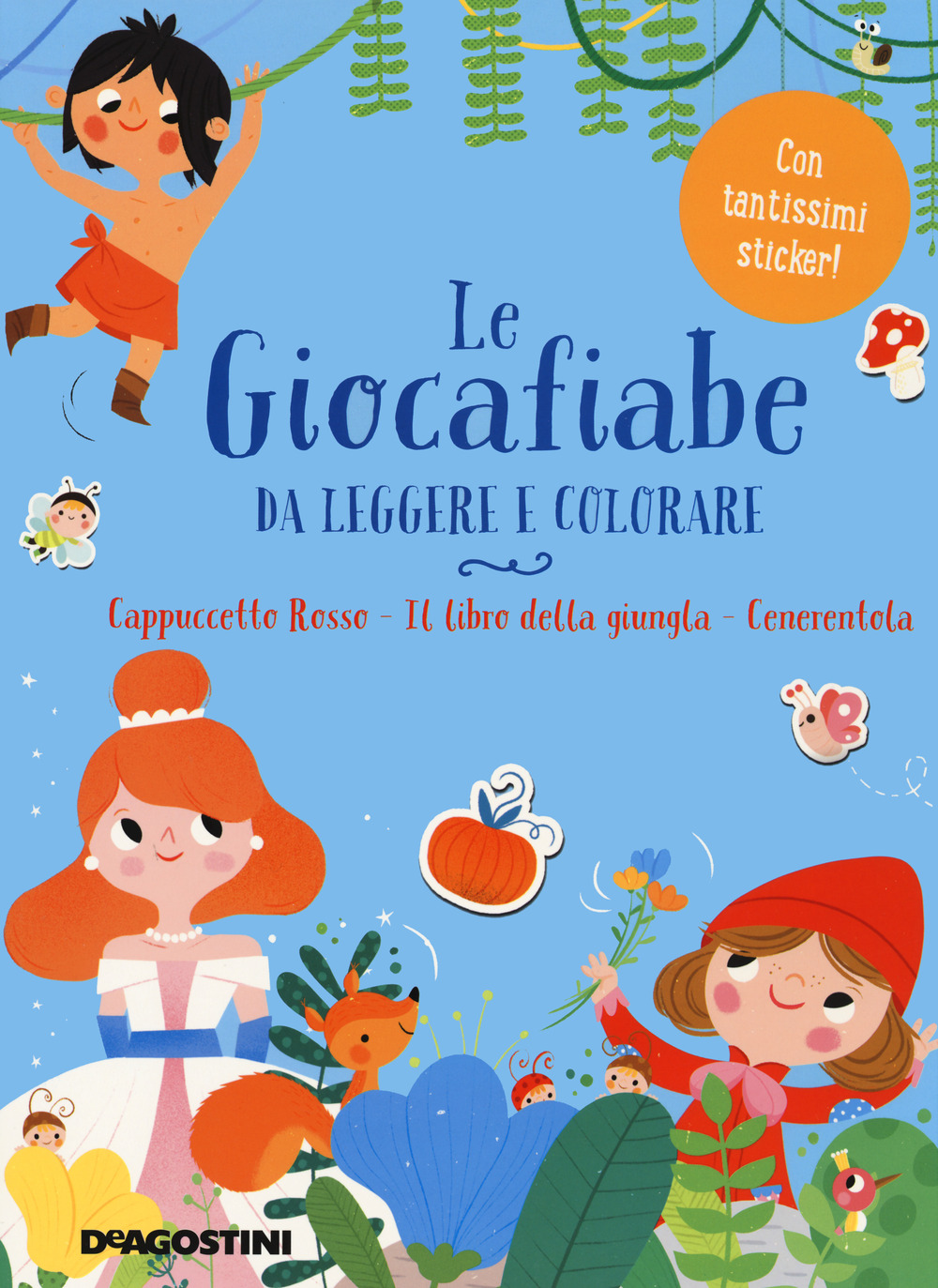 Le giocafiabe da leggere e colorare. Vol. 1: Cappuccetto Rosso-Il libro della giungla-Cenerentola