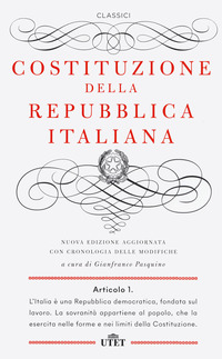 COSTITUZIONE DELLA REPUBBLICA ITALIANA CON CRONOLOGIA DELLE MODIFICHE