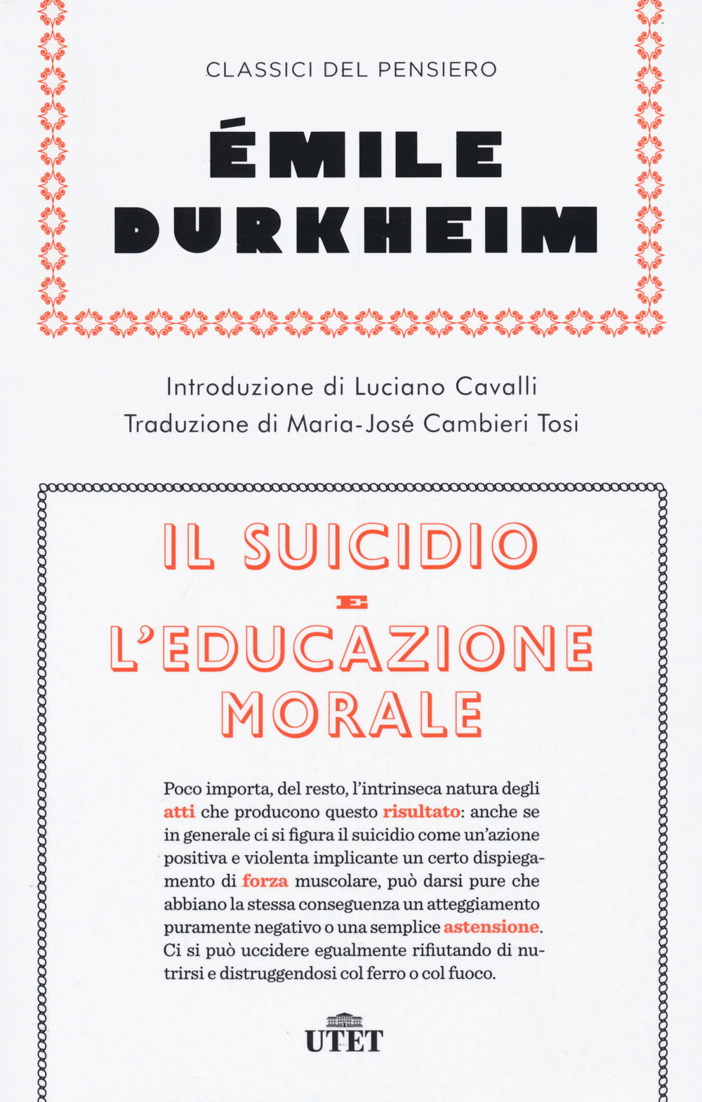 Il suicidio-L'educazione morale. Nuova ediz.