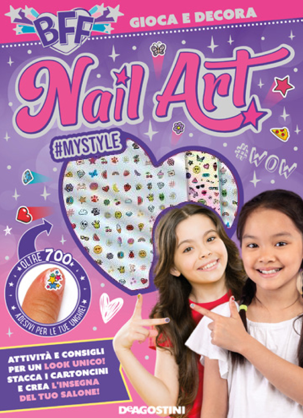 Nail art. BFF gioca e decora. Ediz. a colori. Con adesivi per le unghie