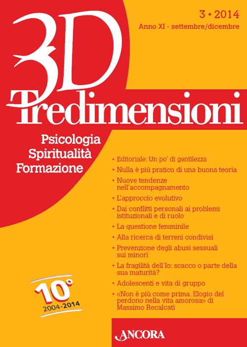 Tredimensioni. Psicologia, spiritualità, formazione (2014). Vol. 3