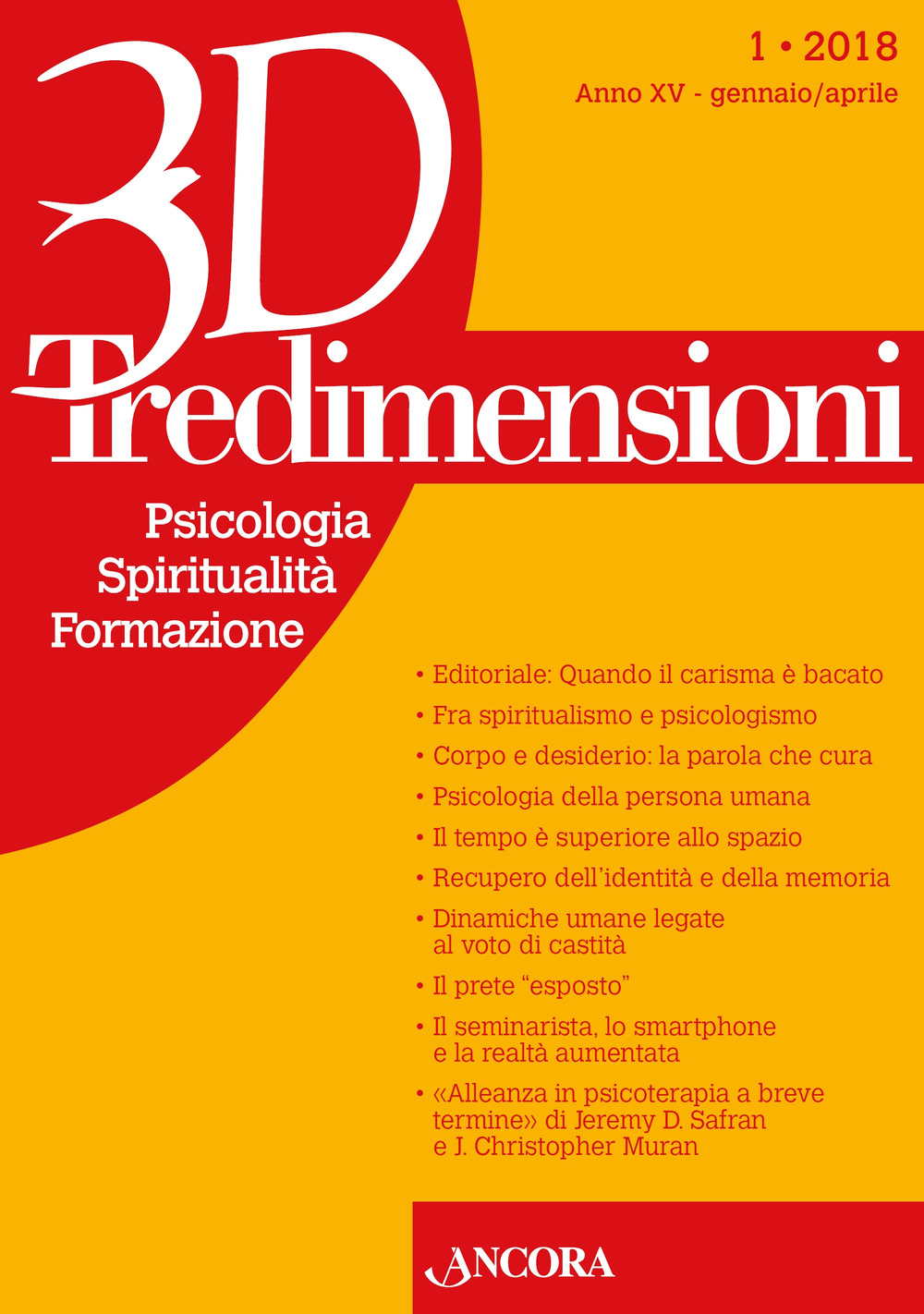Tre dimensioni (2018). Vol. 1