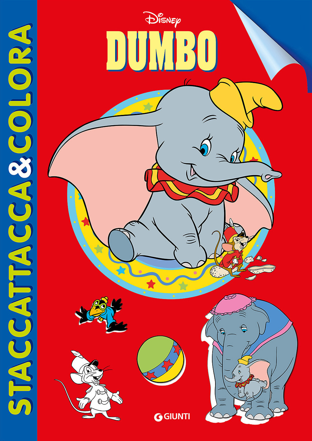 Dumbo. Staccattacca e colora. Con adesivi. Ediz. illustrata