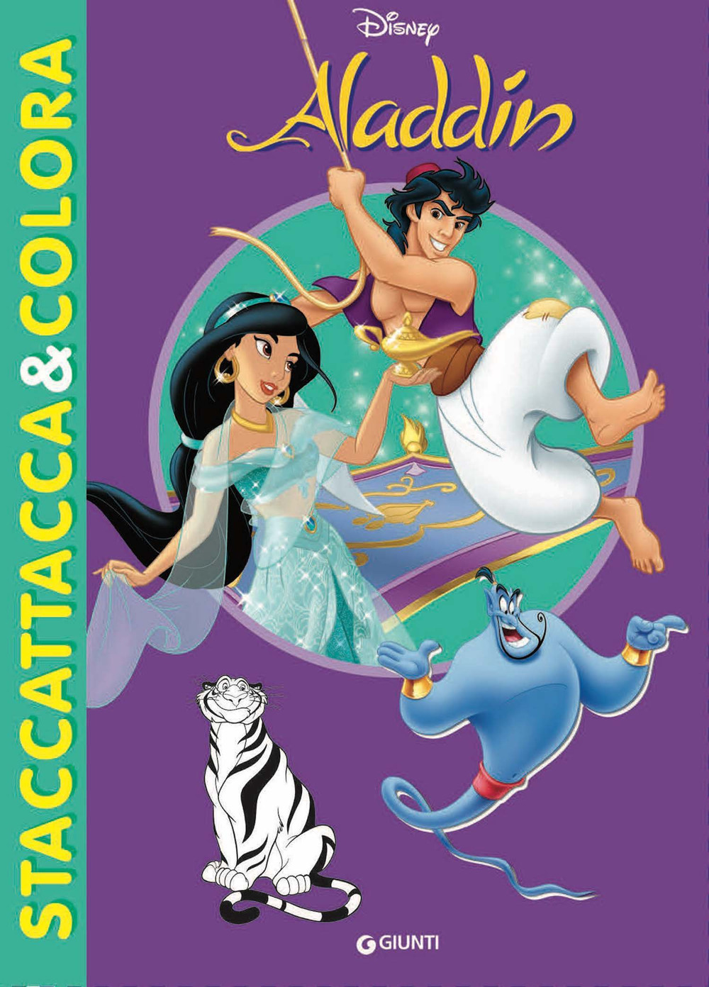 Aladdin. Staccattacca e colora. Con adesivi. Ediz. illustrata