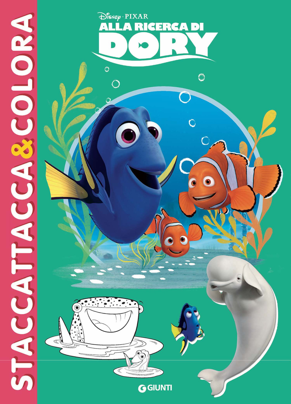 Alla ricerca di Dory. Staccattacca e colora. Con adesivi. Ediz. illustrata