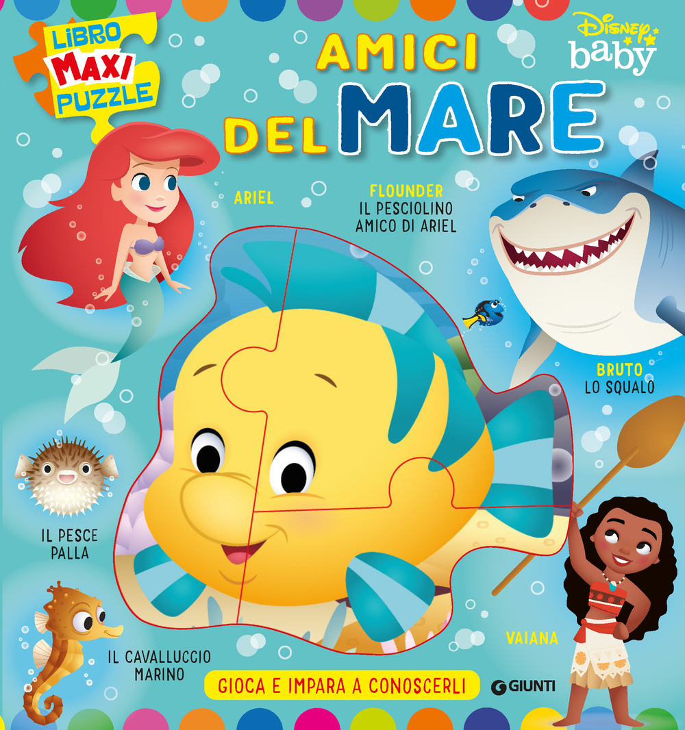 Amici del mare. Baby libro maxi puzzle. Ediz. a colori