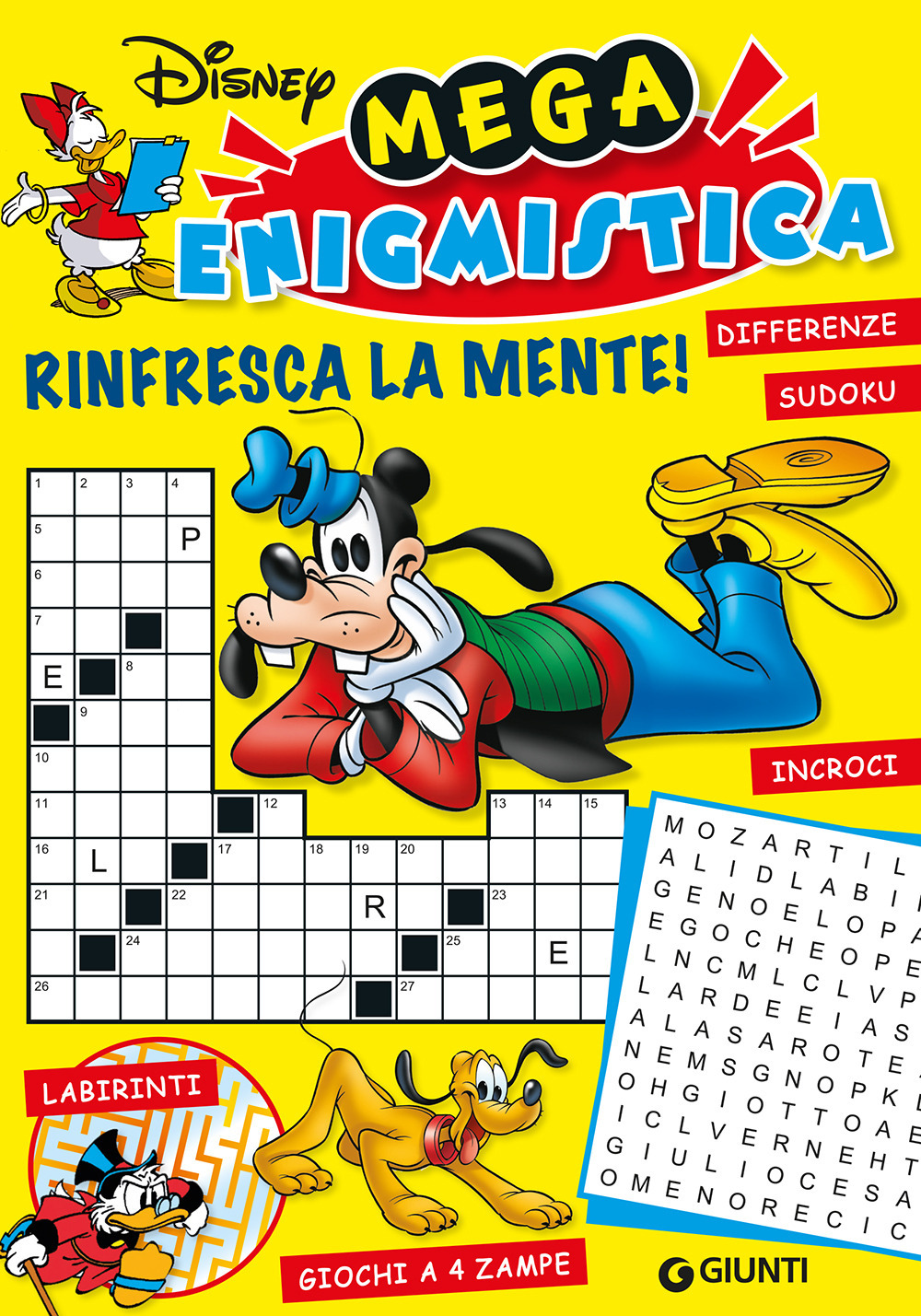 Rinfresca la mente! Mega enigmistica Disney