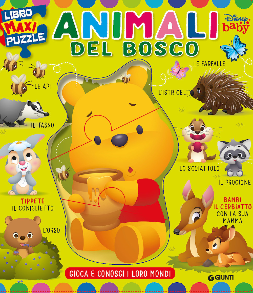 Animali del bosco. Libro maxi puzzle. Ediz. a colori