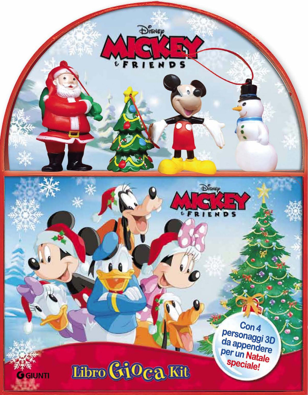 Natale. Mickey & friends. Libro gioca kit. Con 4 personaggi in 3D. Con scenario