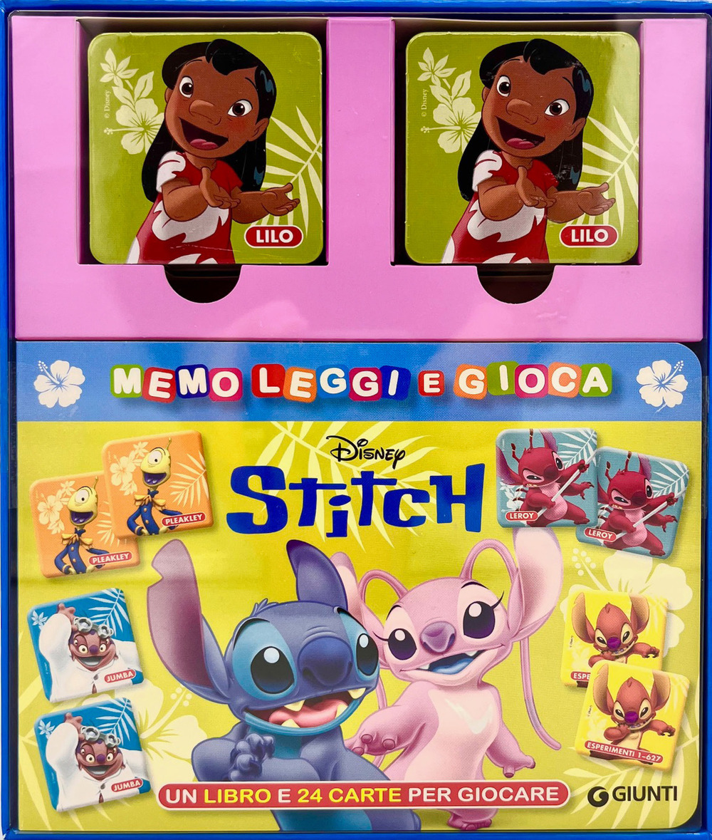 Stitch. Memo leggi e gioca. Ediz. illustrata. Con 24 Carte