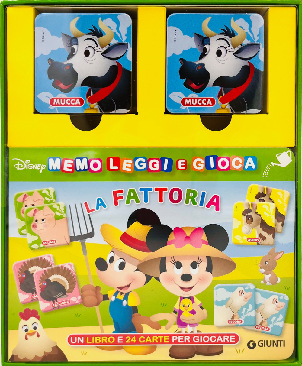 La fattoria. Memo leggi e gioca. Ediz. illustrata. Con 24 Carte