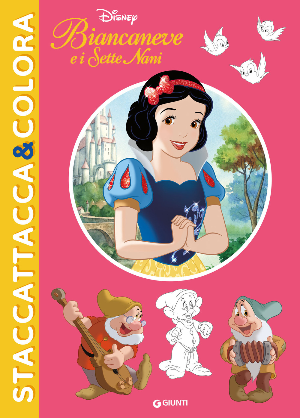 Biancaneve e i sette nani. Staccattacca&colora. Con adesivi. Ediz. a colori