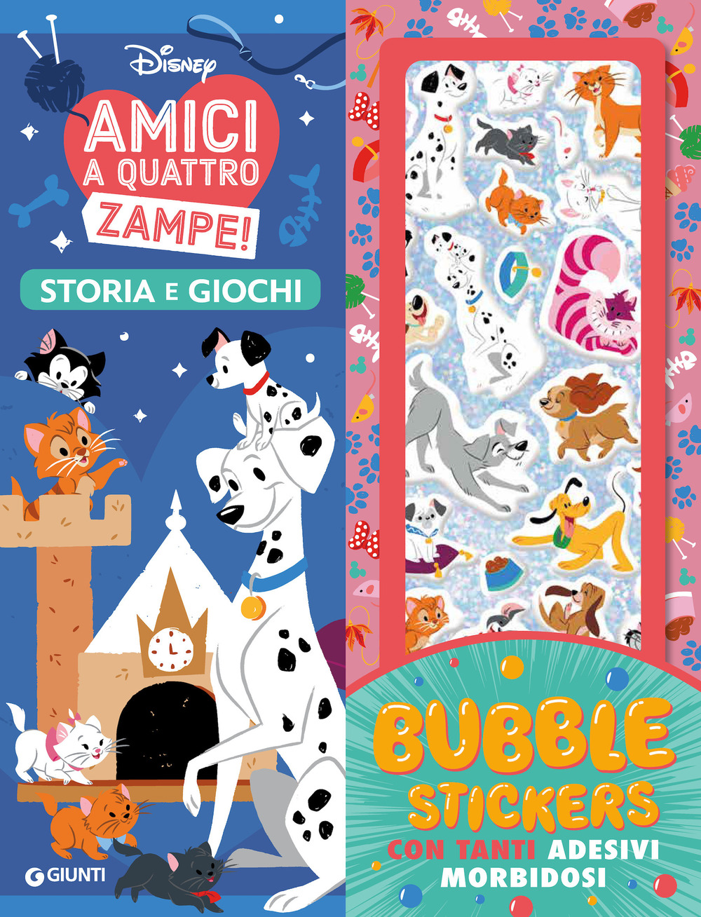 Amici a quattro zampe! Storia e giochi. Bubble stickers. Con tanti adesivi morbidosi. Ediz. a colori. Con Adesivi