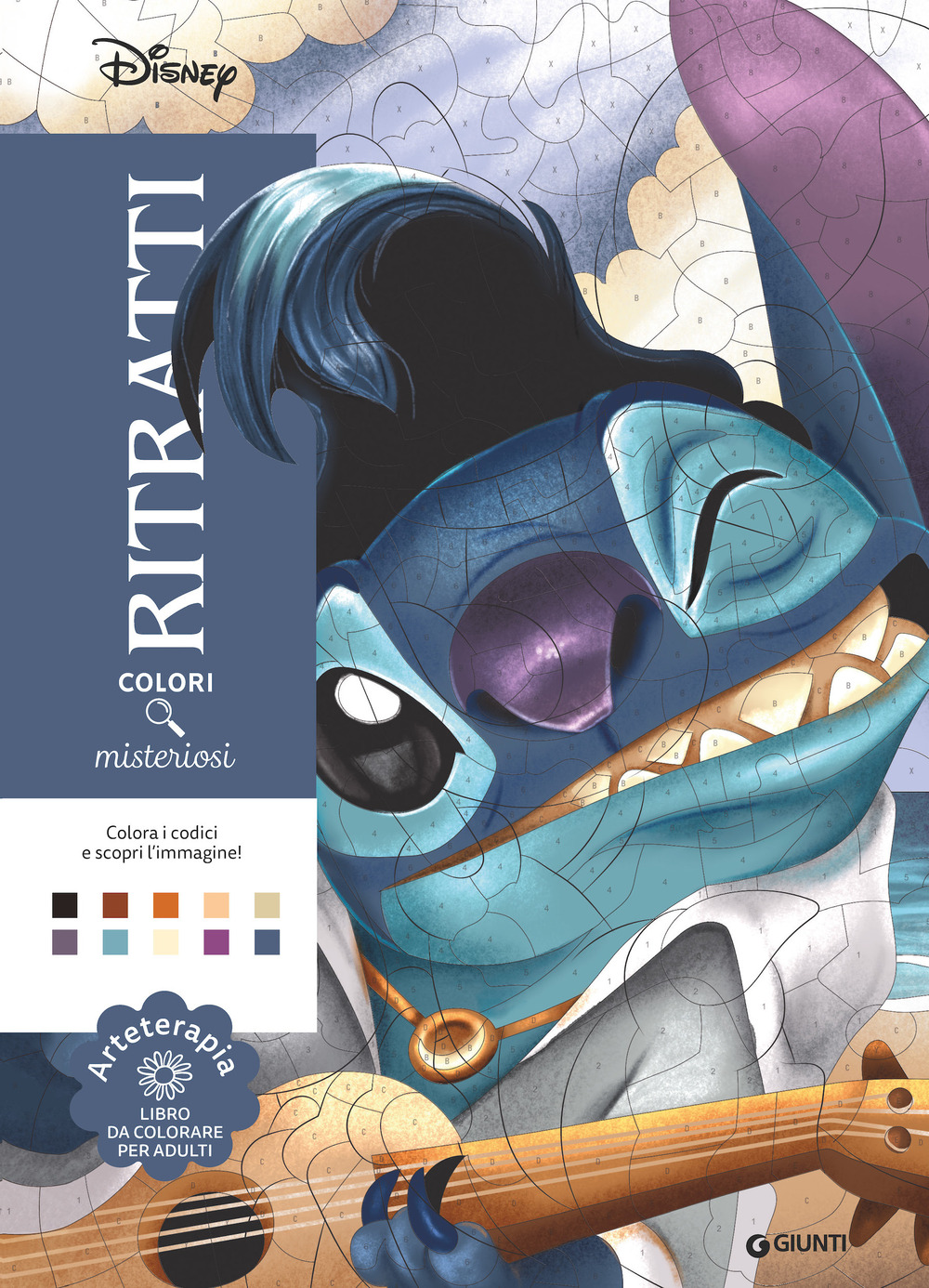 Stitch. Ritratti. Colori misteriosi. Arteterapia. Libro da colorare per adulti. Ediz. illustrata