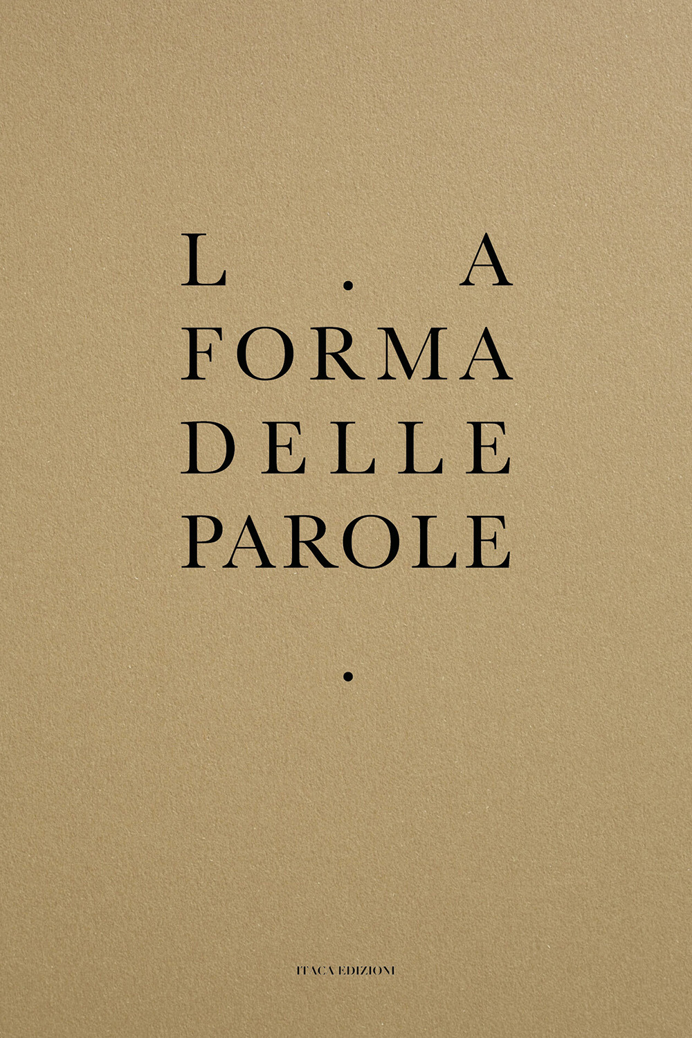 La forma delle parole