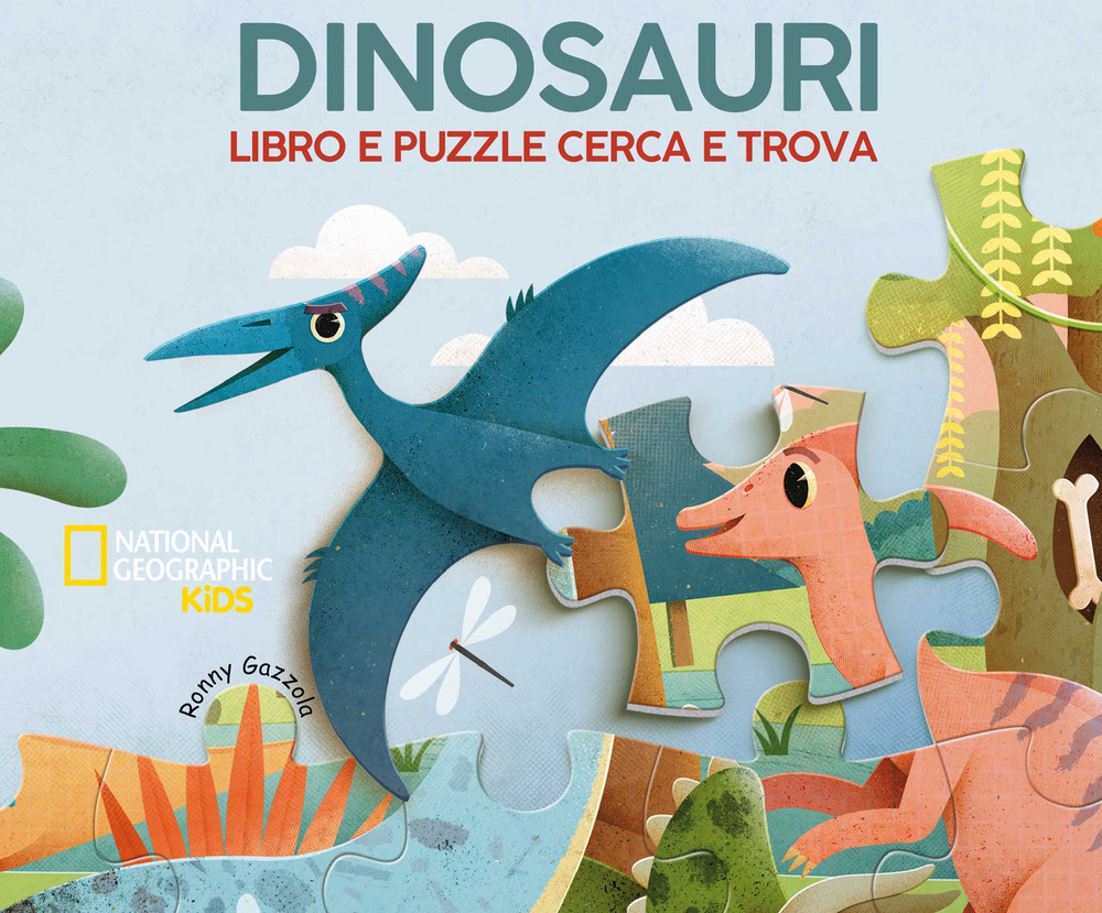 Dinosauri. Libro e puzzle cerca e trova. Ediz. a colori. Con puzzle. Con Poster