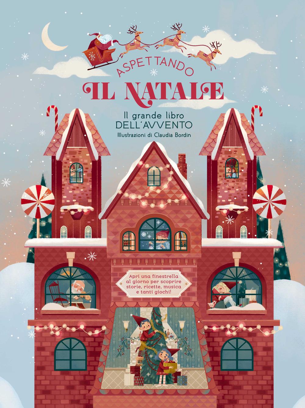 Aspettando il Natale... Il grande libro dell'Avvento. Apri una finestrella al giorno. Ediz. a colori