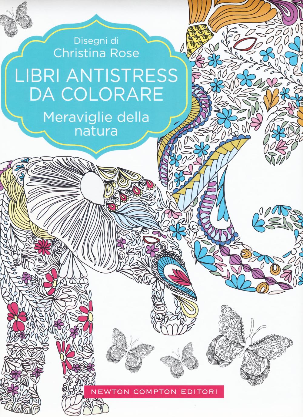 Meraviglie della natura. Libri antistress da colorare