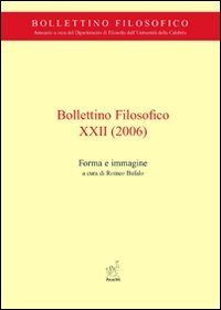Bollettino filosofico (2006). Vol. 22: Forma e immagine