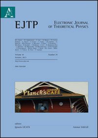 Electronic journal of theoretical physics. Vol. 29