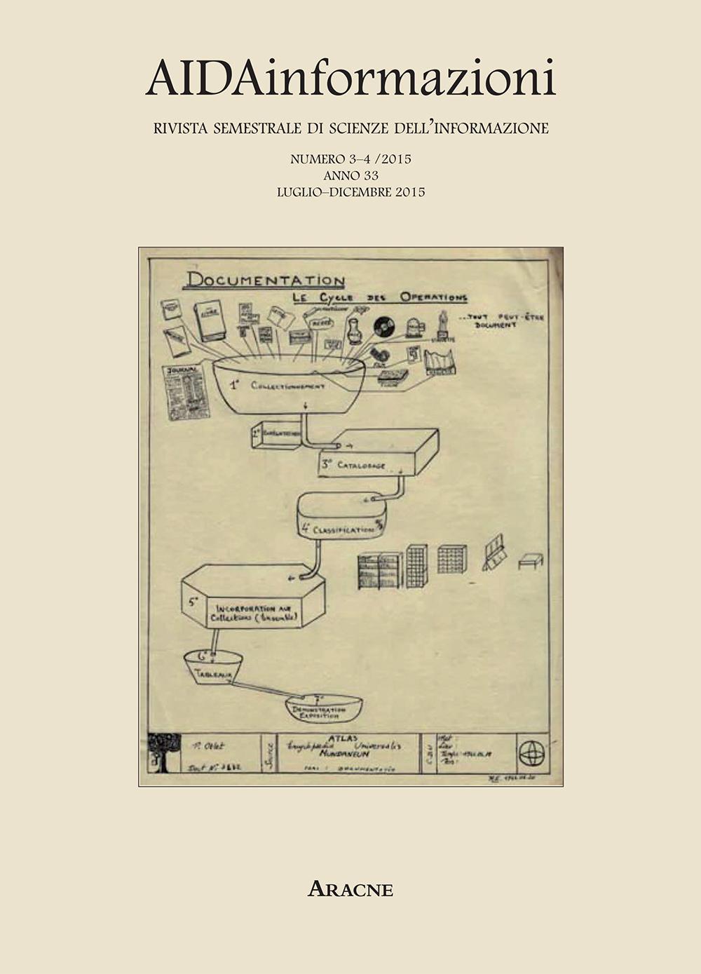 AIDAinformazioni. Rivista di sceinze dell'informazione vol. 3-4