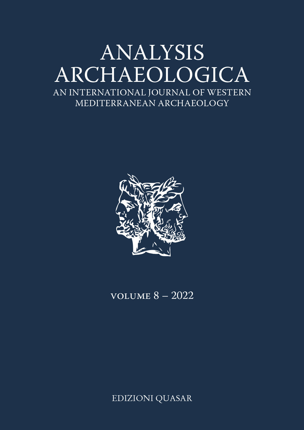 Analysis archaeologica. An international journal of western mediterranean archaeology (2022). Nuova ediz.. Vol. 8