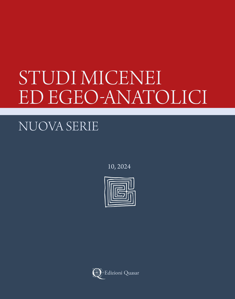 Studi micenei ed egeo-anatolici. Nuova serie (2024). Vol. 10