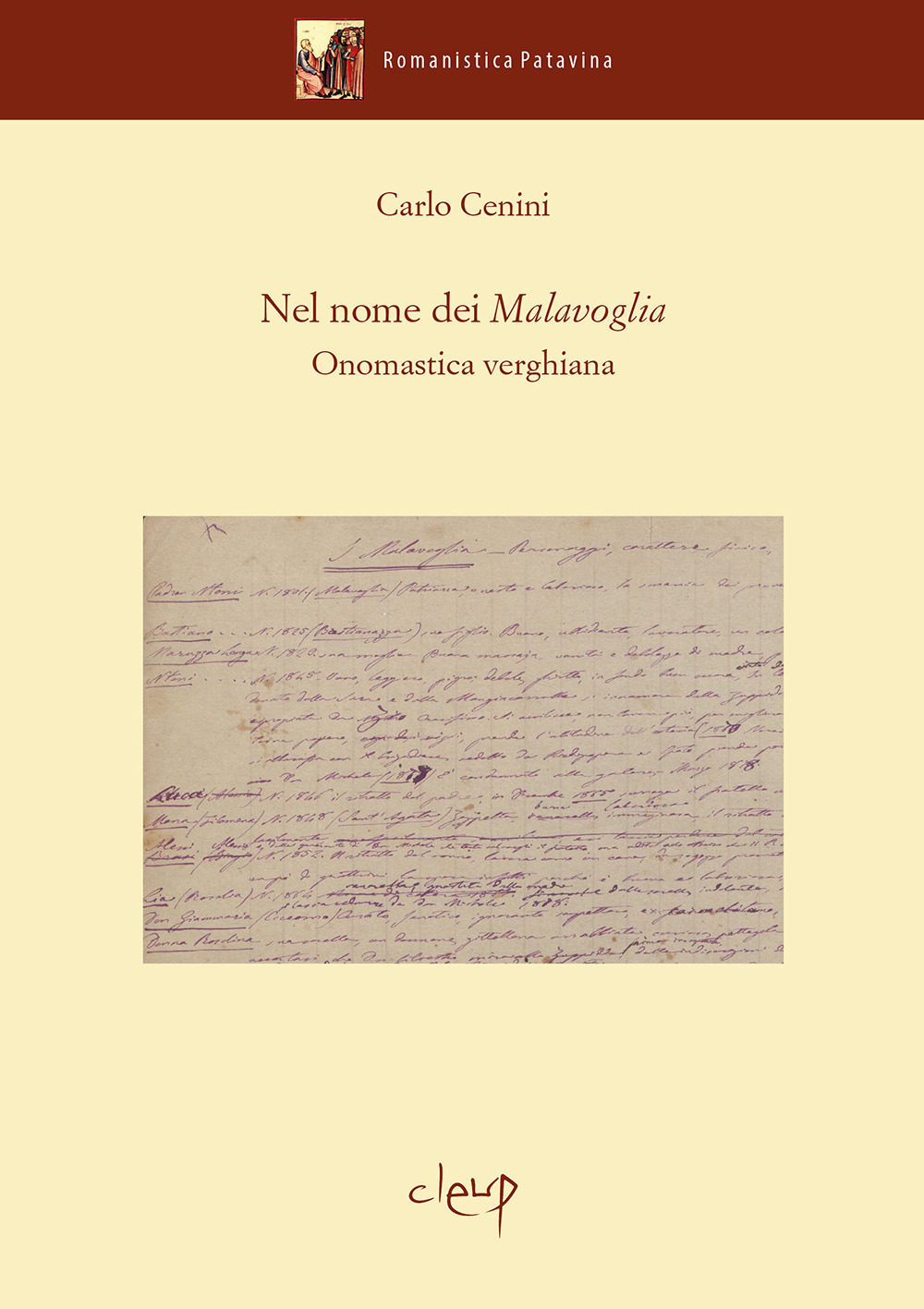 Nel nome dei Malavoglia. Onomastica verghiana