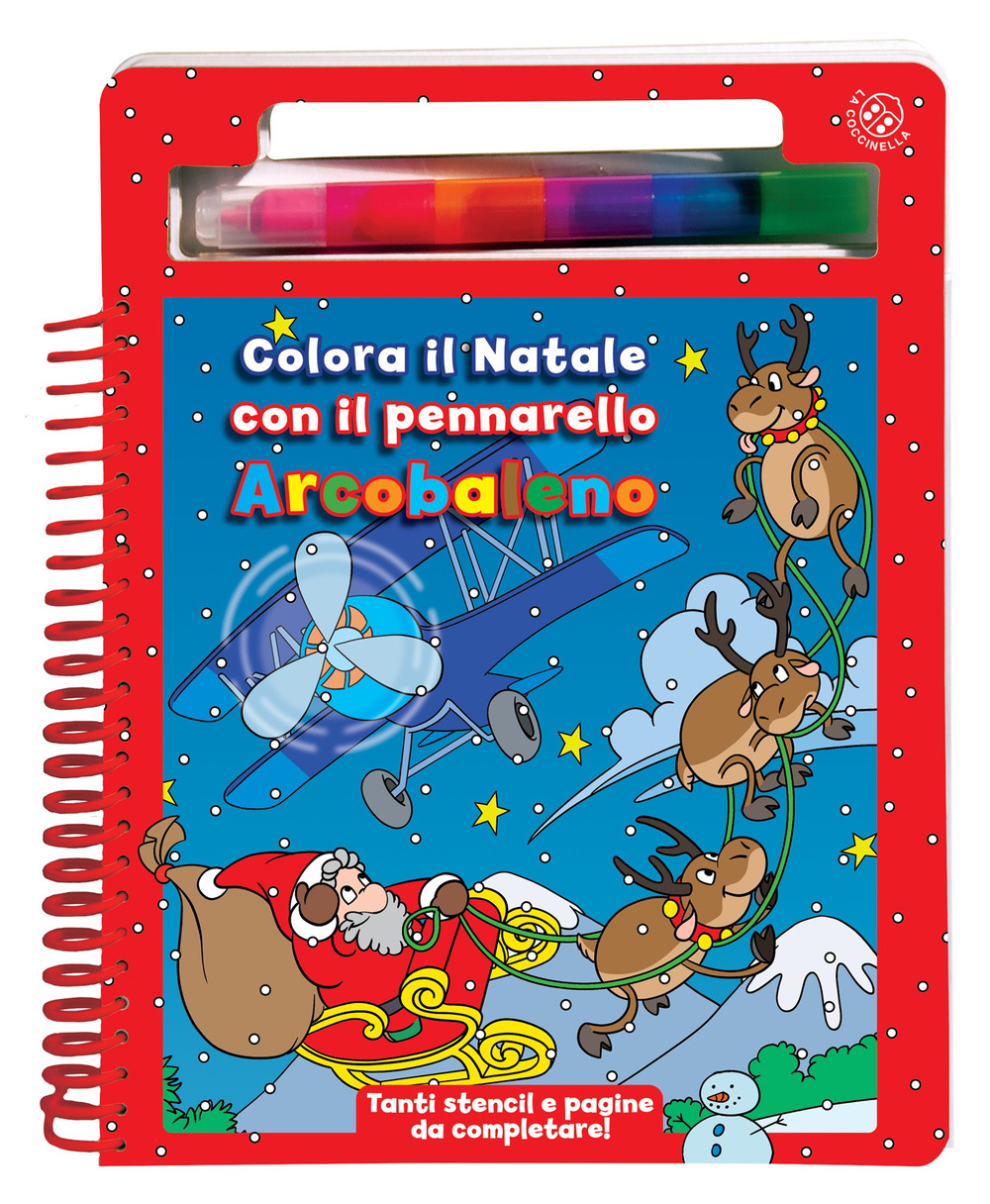 Colora il Natale con il pennarello Arcobaleno. Ediz. a colori. Con gadget