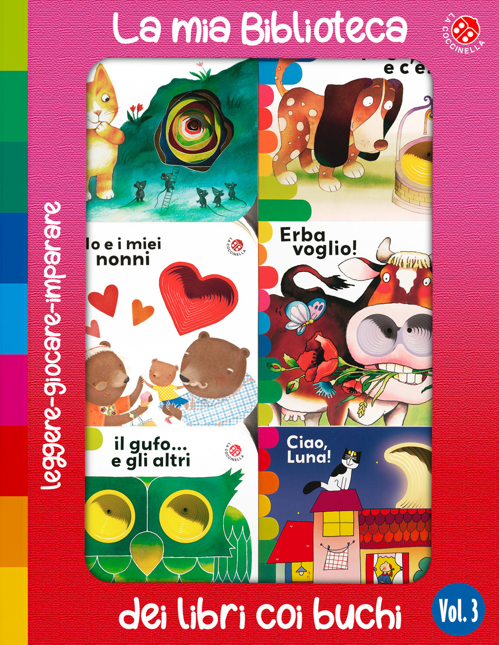 La mia biblioteca dei libri coi buchi. Ediz. a colori. Vol. 3