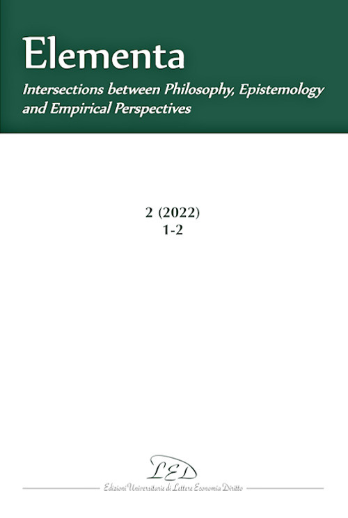 Elementa. Intersections between philosophy, epistemology and empirical perspective (2022). Vol. 1-2: Transitions