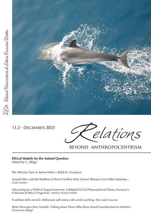 Relations. Beyond Anthropocentrism (2023). Vol. 11/2: Ethical models for the animal question