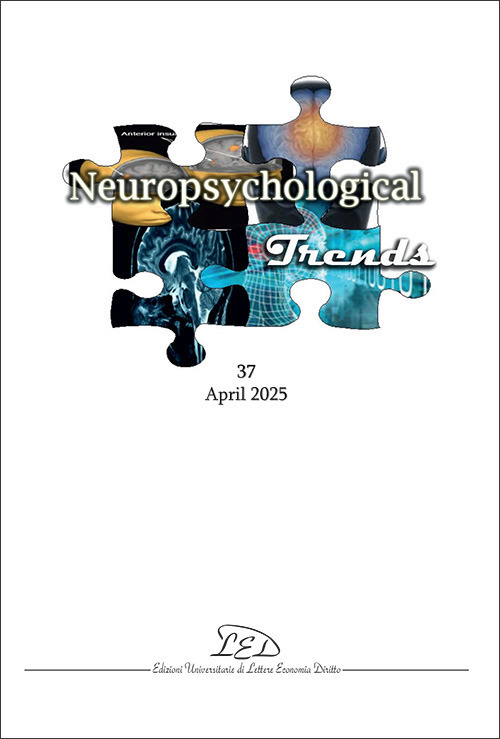 Neuropsychogical Trends (2025). Ediz. bilingue. Vol. 37