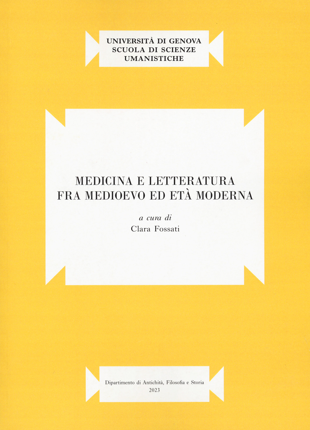 Medicina e letteratura fra Medioevo ed Età moderna
