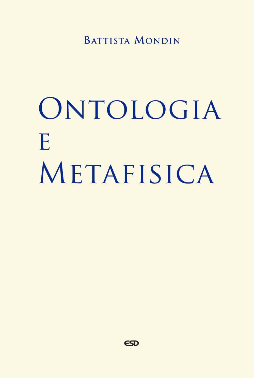 Ontologia e metafisica