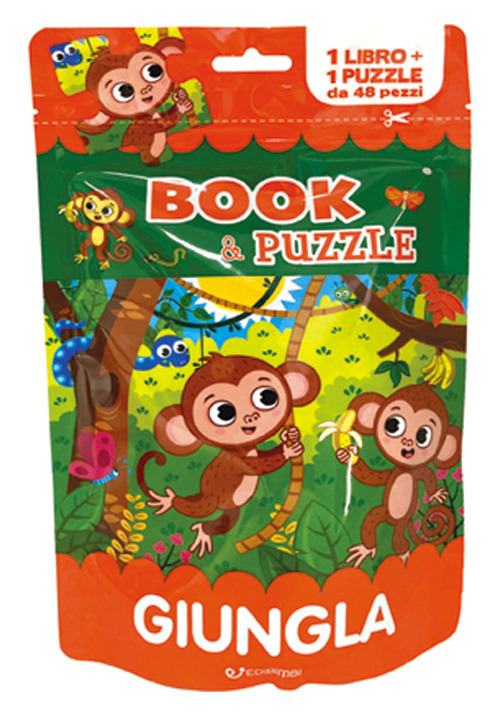 Giungla. Book&puzzle. Ediz. illustrata. Con puzzle da 48 pezzi